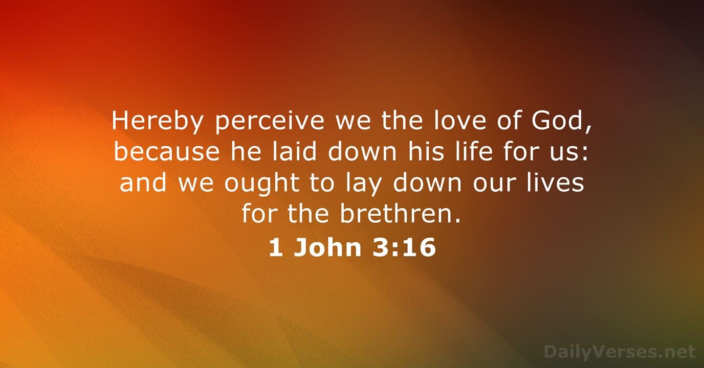 1 john 3 16