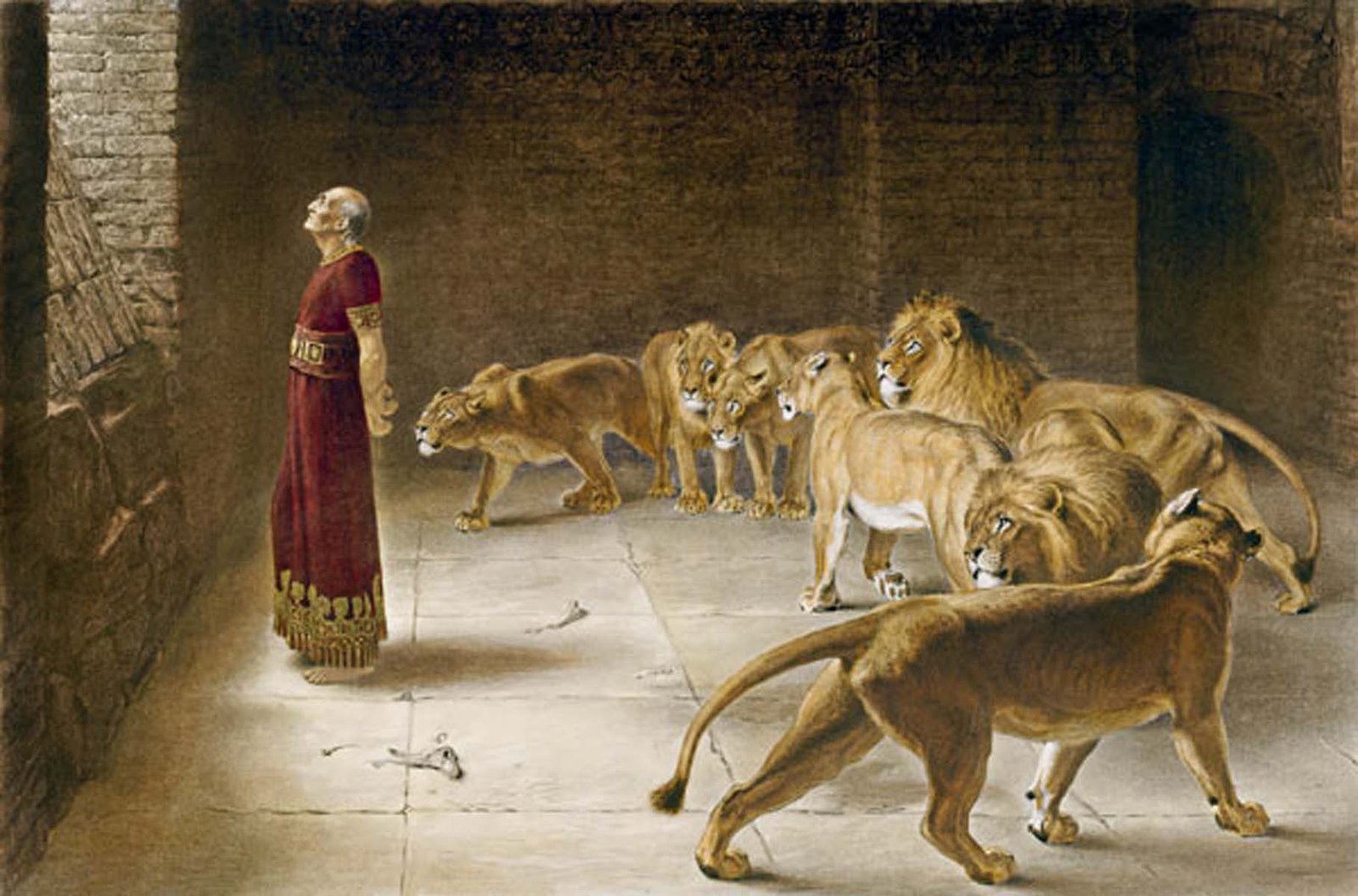 Daniel lions den 4