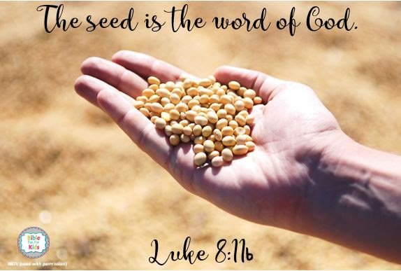 The Seed is the Word of God scripture meme Biblefun wordlesswednesday meaningfulscripture