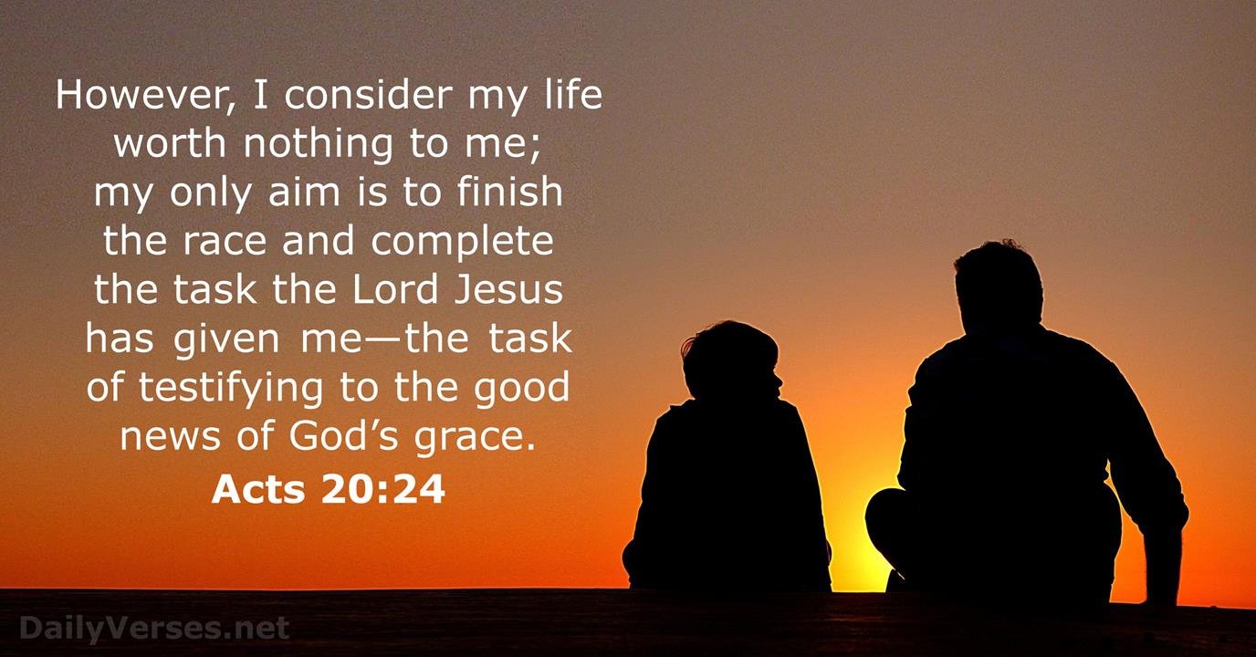 Acts 20:24