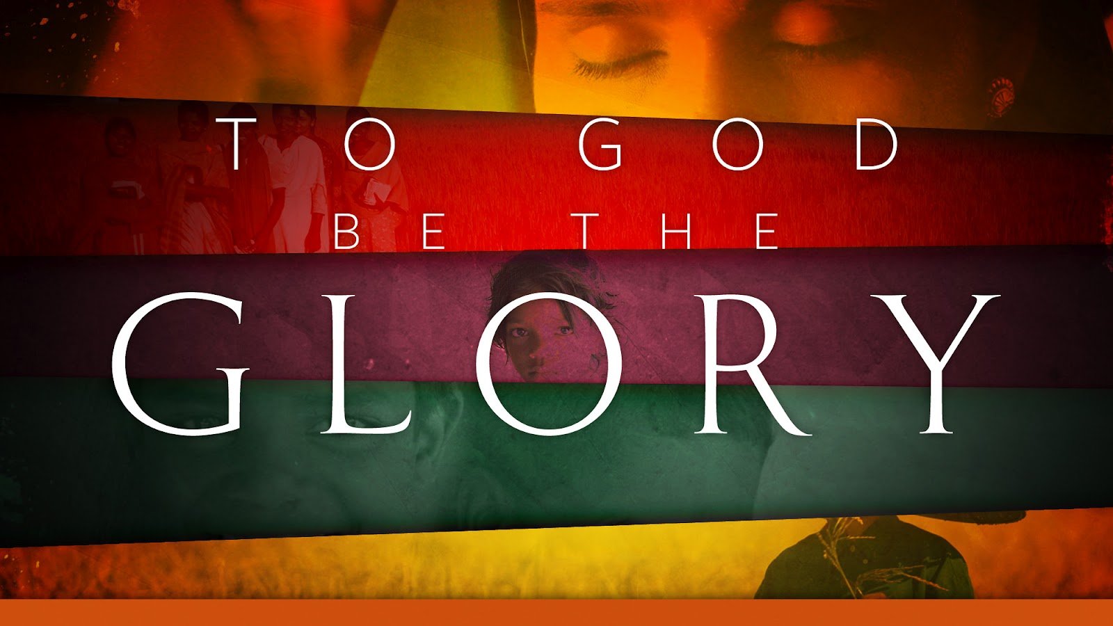 to god be the glory wide t nv